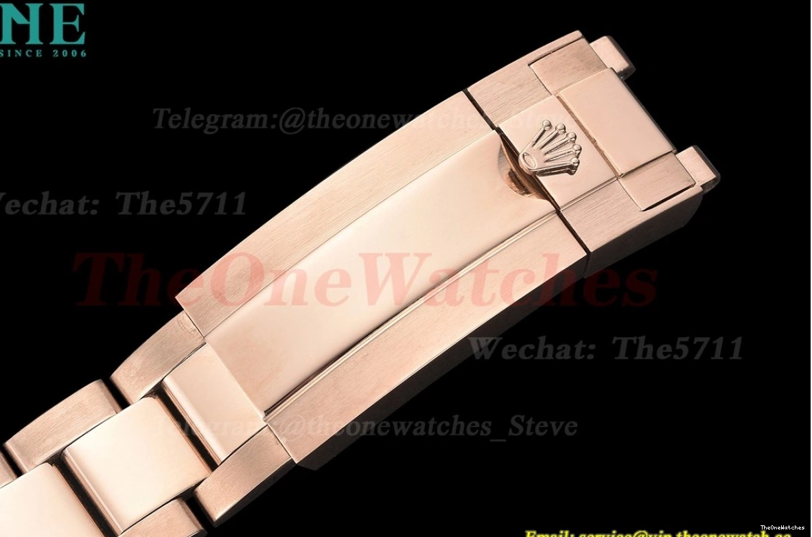 Black RG 40mm A3836 RG Gold Daytona GDF 0101